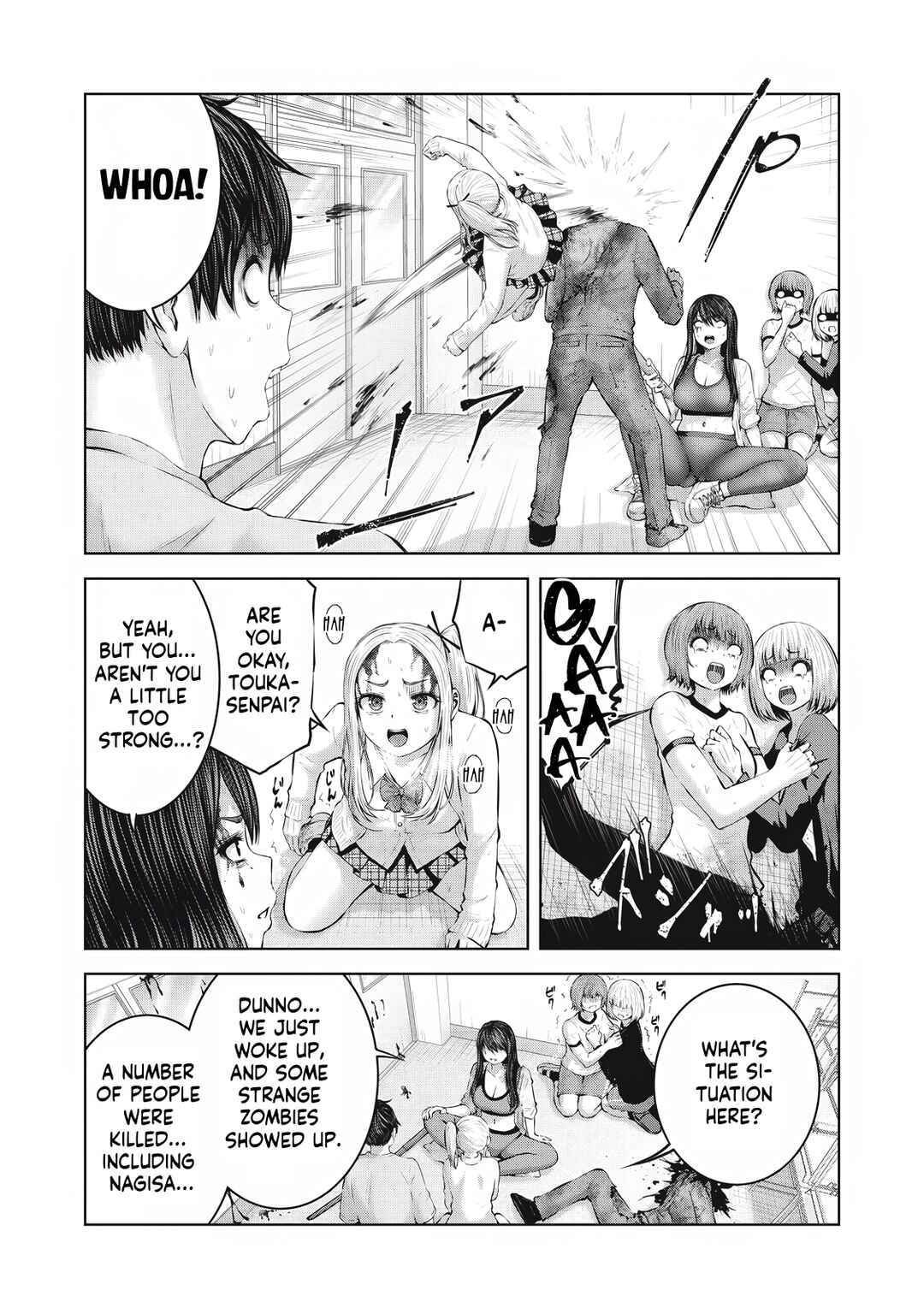 Zombie Sekai de Harem wo Tsukurou! Chapter 4.2 - Page 3