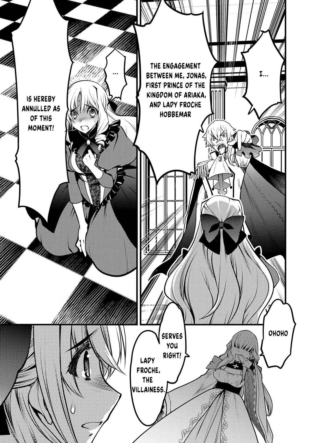 Oozumou Reijou ~Seijo ni Hirateuchi wo Kuratta Shunkan Sumou Budatta Zense wo Omoidashita Akuyaku Reijou no Watashi wa sute Neko Ouji ni Chanko wo Furumaitai Haadosukoidosukoi~ Chapter 1 - Page 6