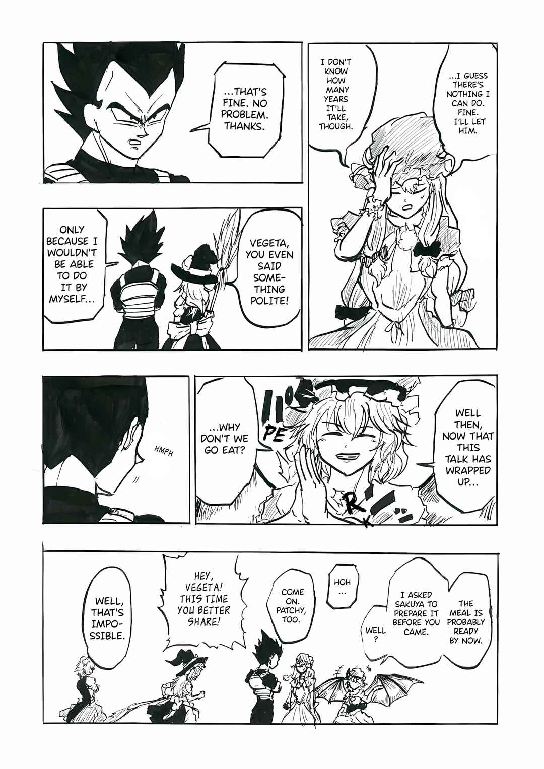 Touhou & Dragon Ball - EAST VEGETA (Doujinshi) Chapter 8 - Page 7