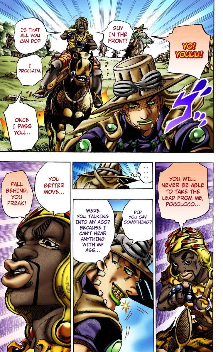 JoJo no Kimyou na Bouken: Part 7 - Steel Ball Run Color-ban Chapter 9 - Page 10
