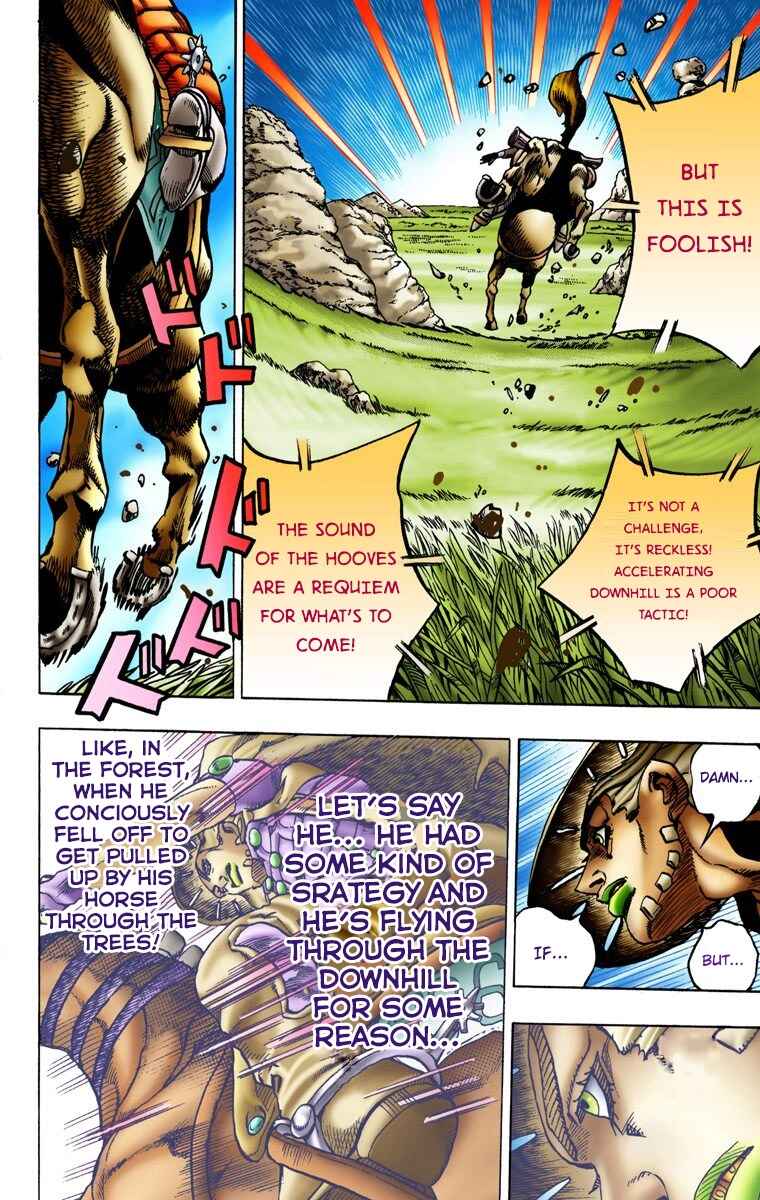JoJo no Kimyou na Bouken: Part 7 - Steel Ball Run Color-ban Chapter 9 - Page 14