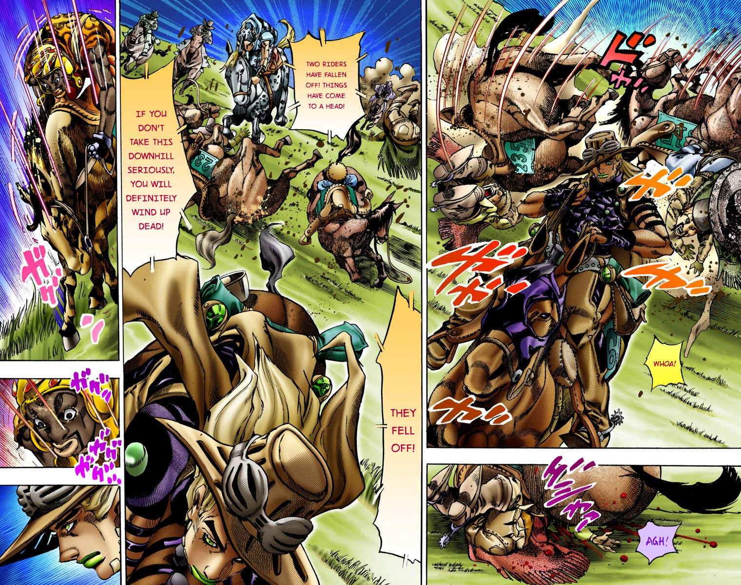 JoJo no Kimyou na Bouken: Part 7 - Steel Ball Run Color-ban Chapter 9 - Page 16