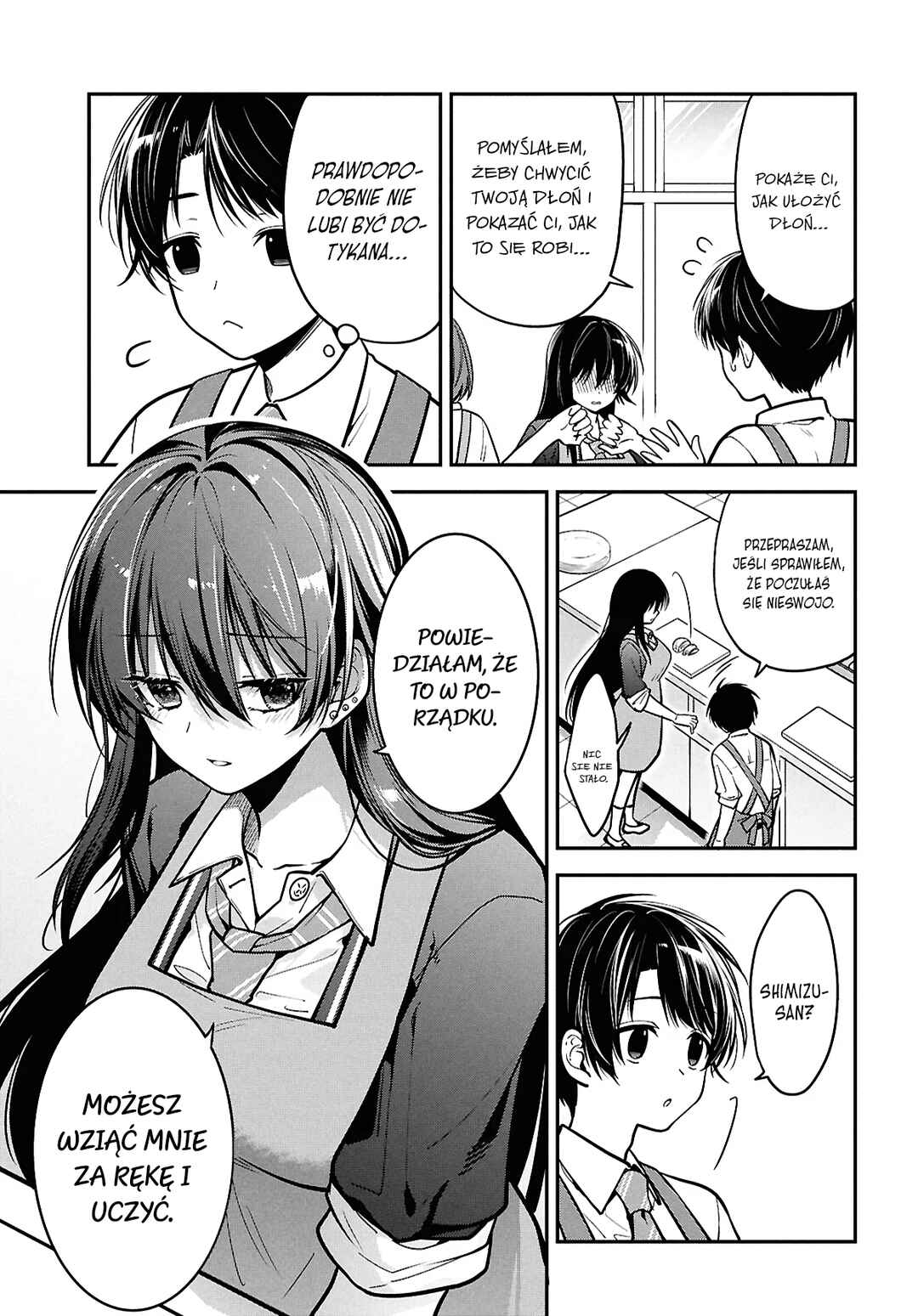 Tonari no Seki no Yankee Shimizu-san ga Kami wo Kuroku Sometekita Chapter 2 - Page 21