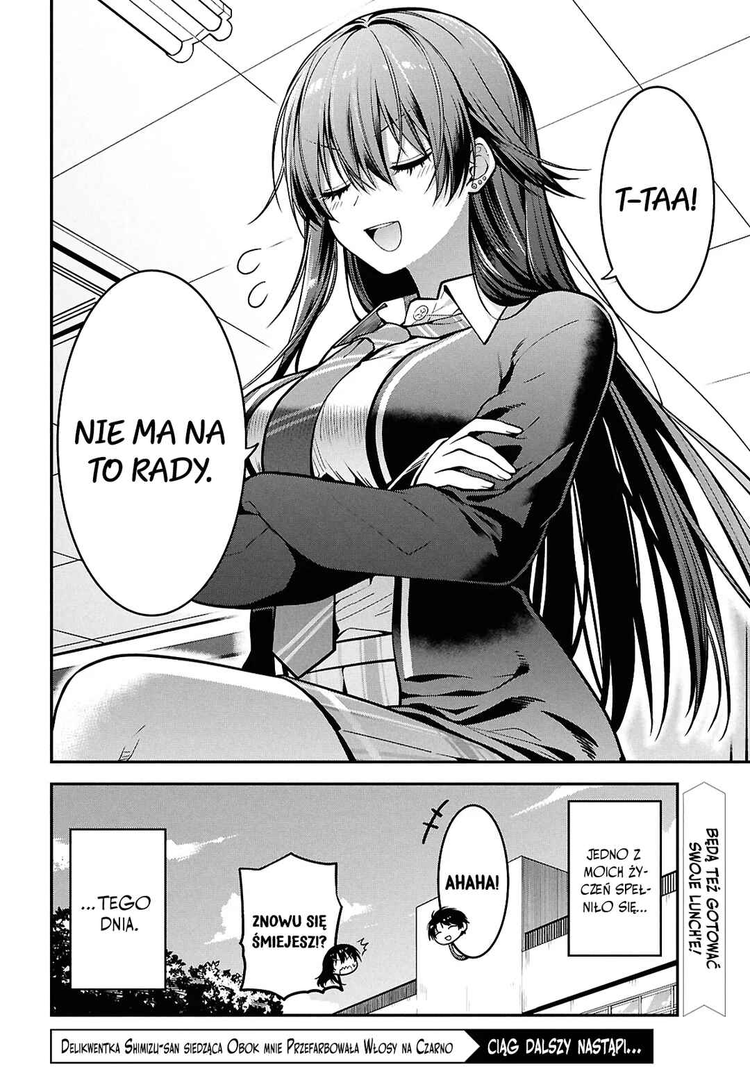 Tonari no Seki no Yankee Shimizu-san ga Kami wo Kuroku Sometekita Chapter 2 - Page 34