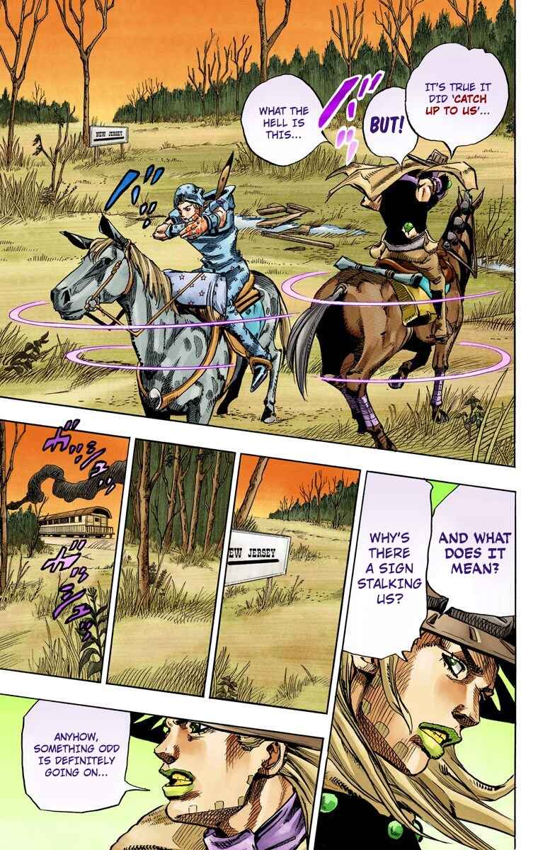 JoJo no Kimyou na Bouken: Part 7 - Steel Ball Run Color-ban Chapter 77 - Page 17