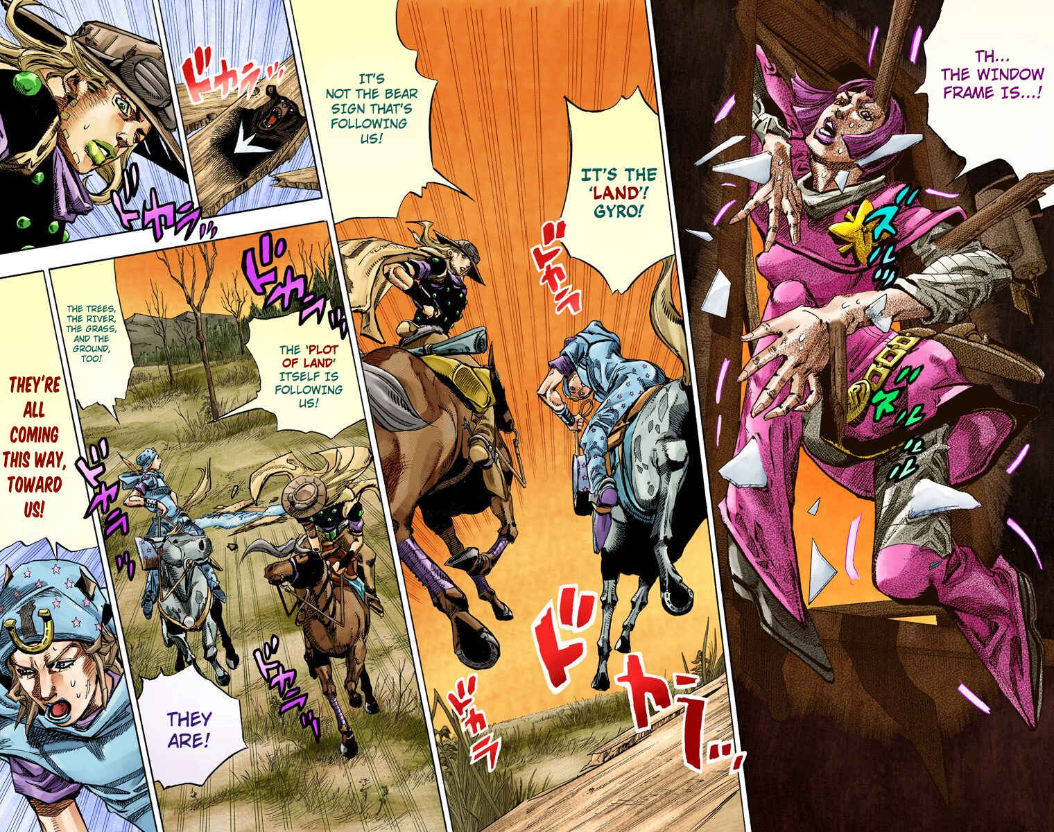 JoJo no Kimyou na Bouken: Part 7 - Steel Ball Run Color-ban Chapter 77 - Page 38