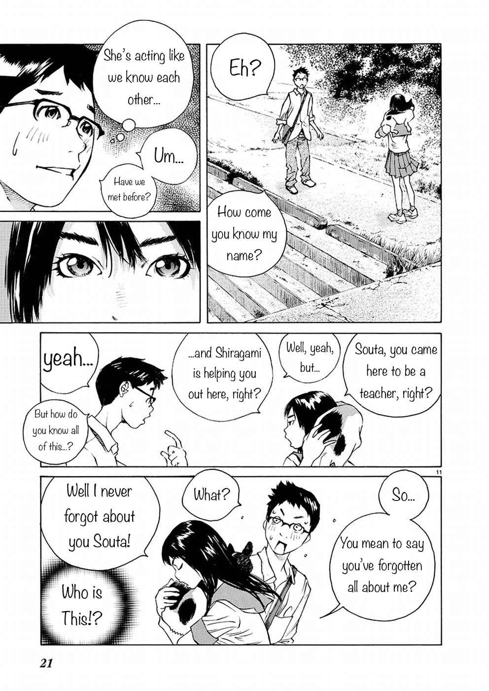 Ao no Shima to Neko Ippiki Chapter 1 - Page 11