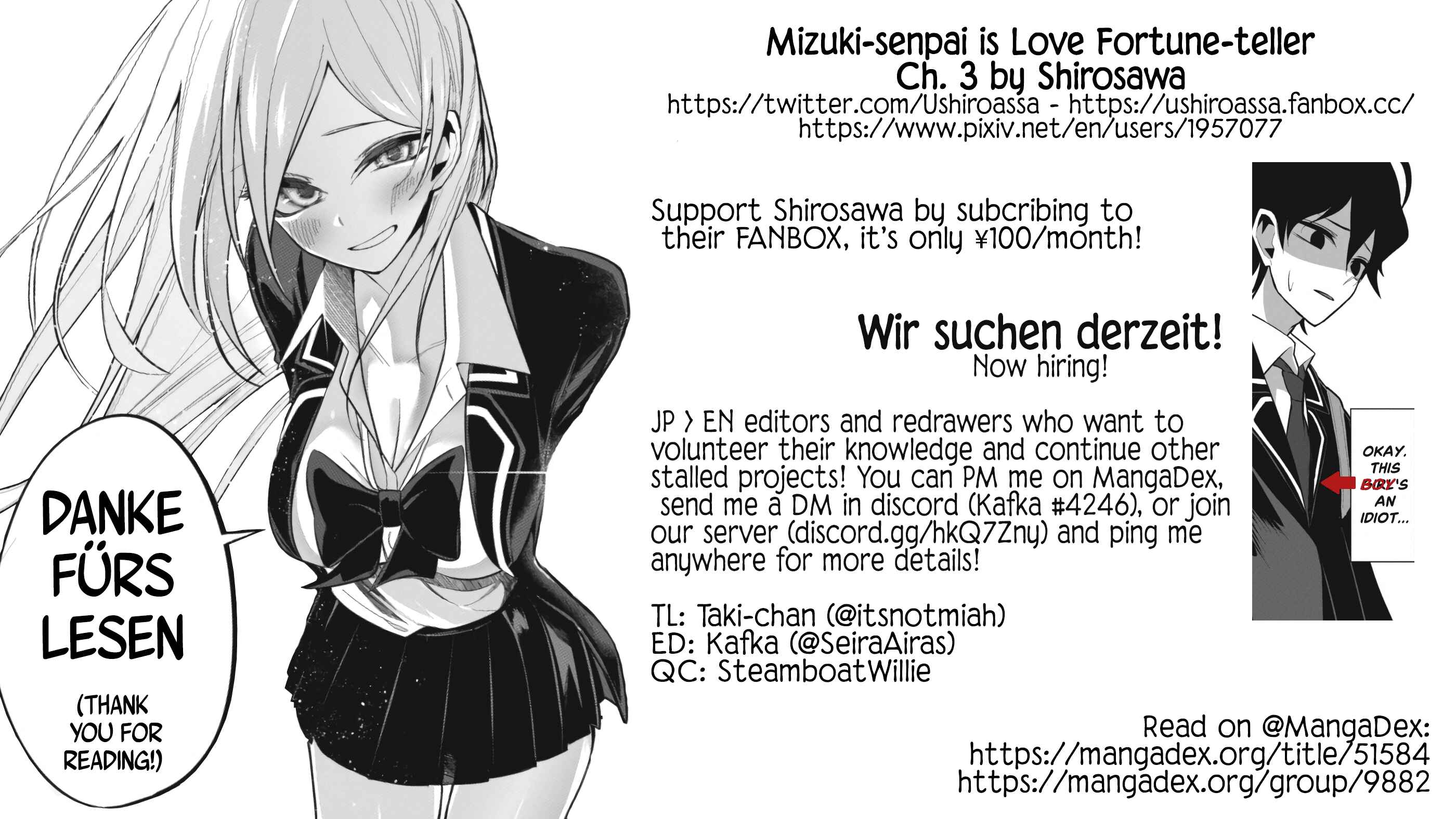 Mizuki-senpai no Koi Uranai Chapter 3 - Page 18