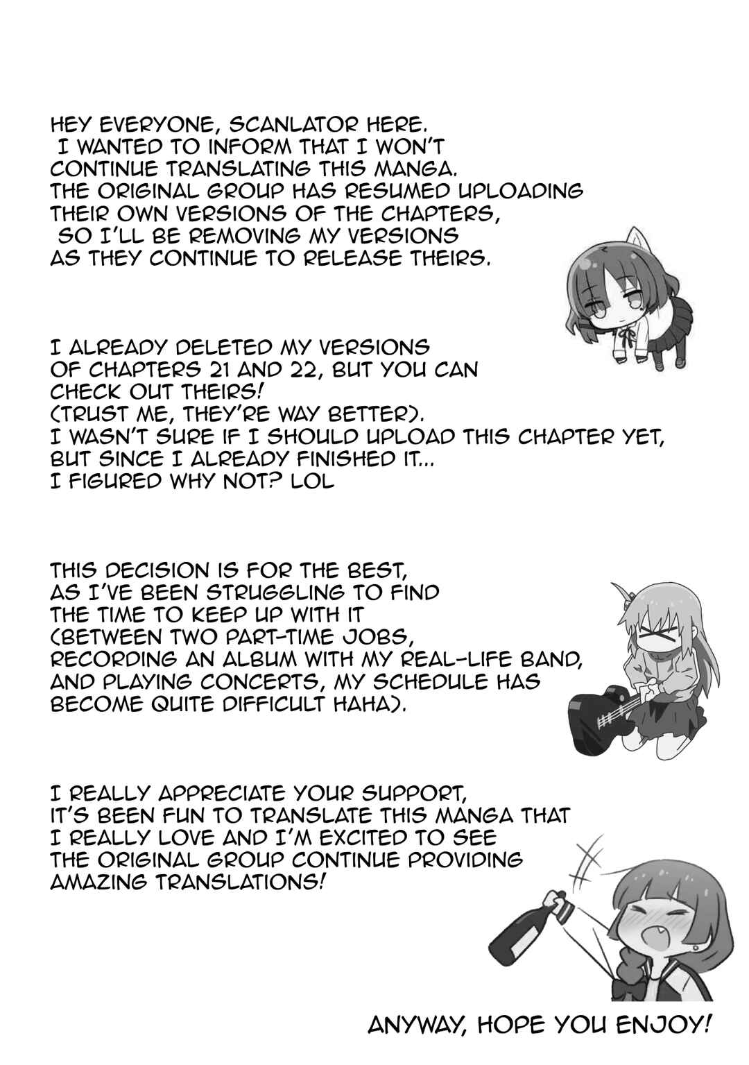 Bocchi the Rock! Gaiden: Hiroi Kikuri no Fukazake Nikki Chapter 25 - Page 21