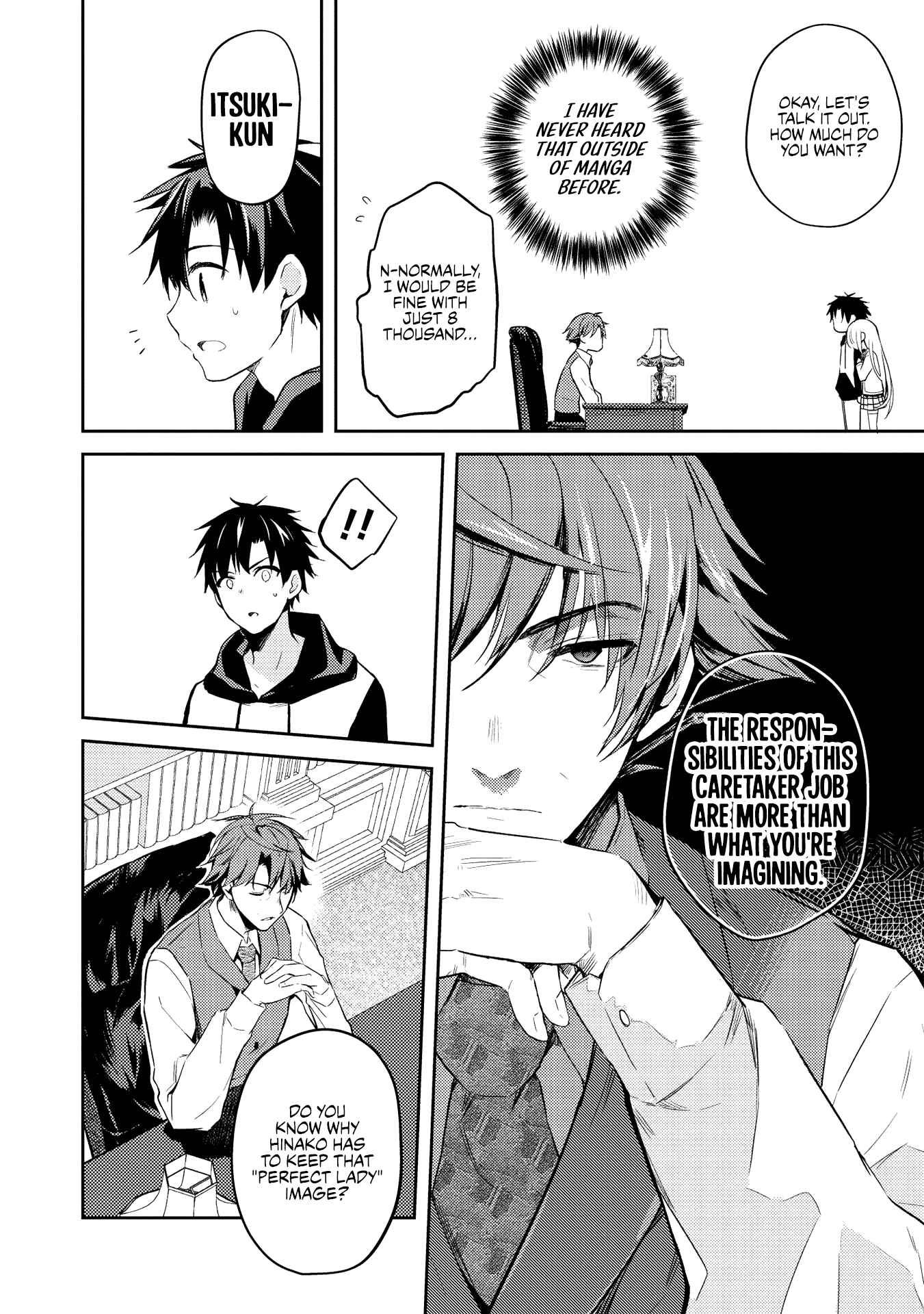 Saijo no Osewa - Takane no Hana-darake na Meimonkou de, Gakuin Ichi no Ojousama (Seikatsu Nouryoku Kaimu) wo Kagenagara Osewa Suru koto ni narimashita Chapter 2.2 - Page 3