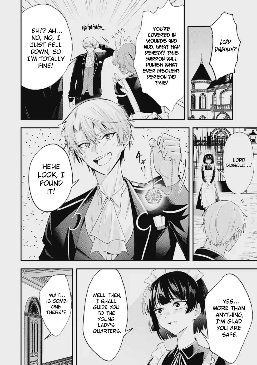 Shokei Flag no Akuyaku Kizoku ni Tensei Shita ga, Shinitakunai node Yami Mahou o Kiwamete Heroine-tachi o Sukuimasu Chapter 3.2 - Page 2