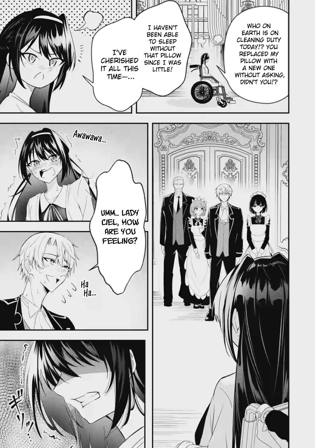 Shokei Flag no Akuyaku Kizoku ni Tensei Shita ga, Shinitakunai node Yami Mahou o Kiwamete Heroine-tachi o Sukuimasu Chapter 3.2 - Page 3