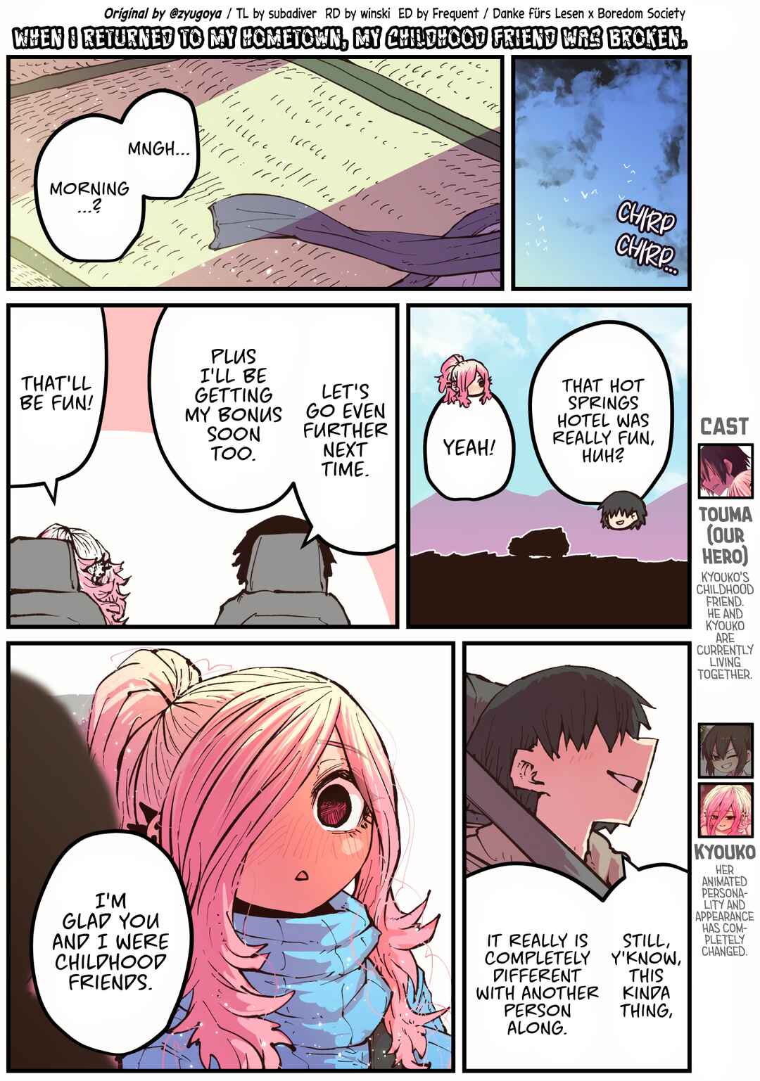 Jimoto ni Kaettekitara Osananajimi ga Kowareteta Chapter 38 - Page 1
