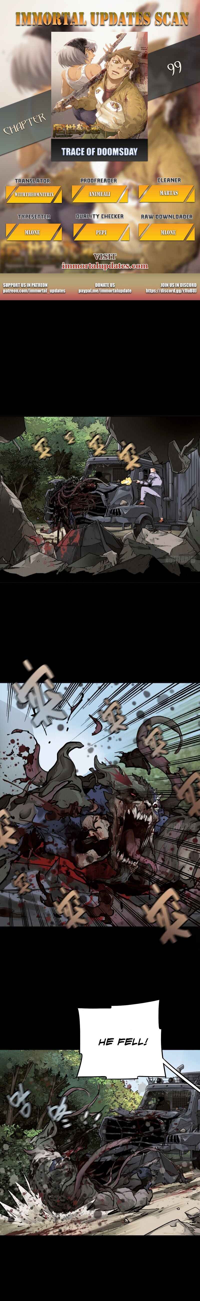 Trace of Doomsday Chapter 99 - Page 1