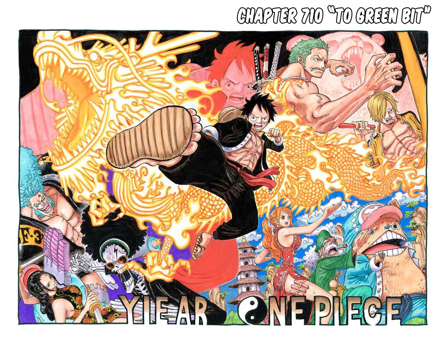 One Piece (Official Colored) Chapter 710 - Page 2