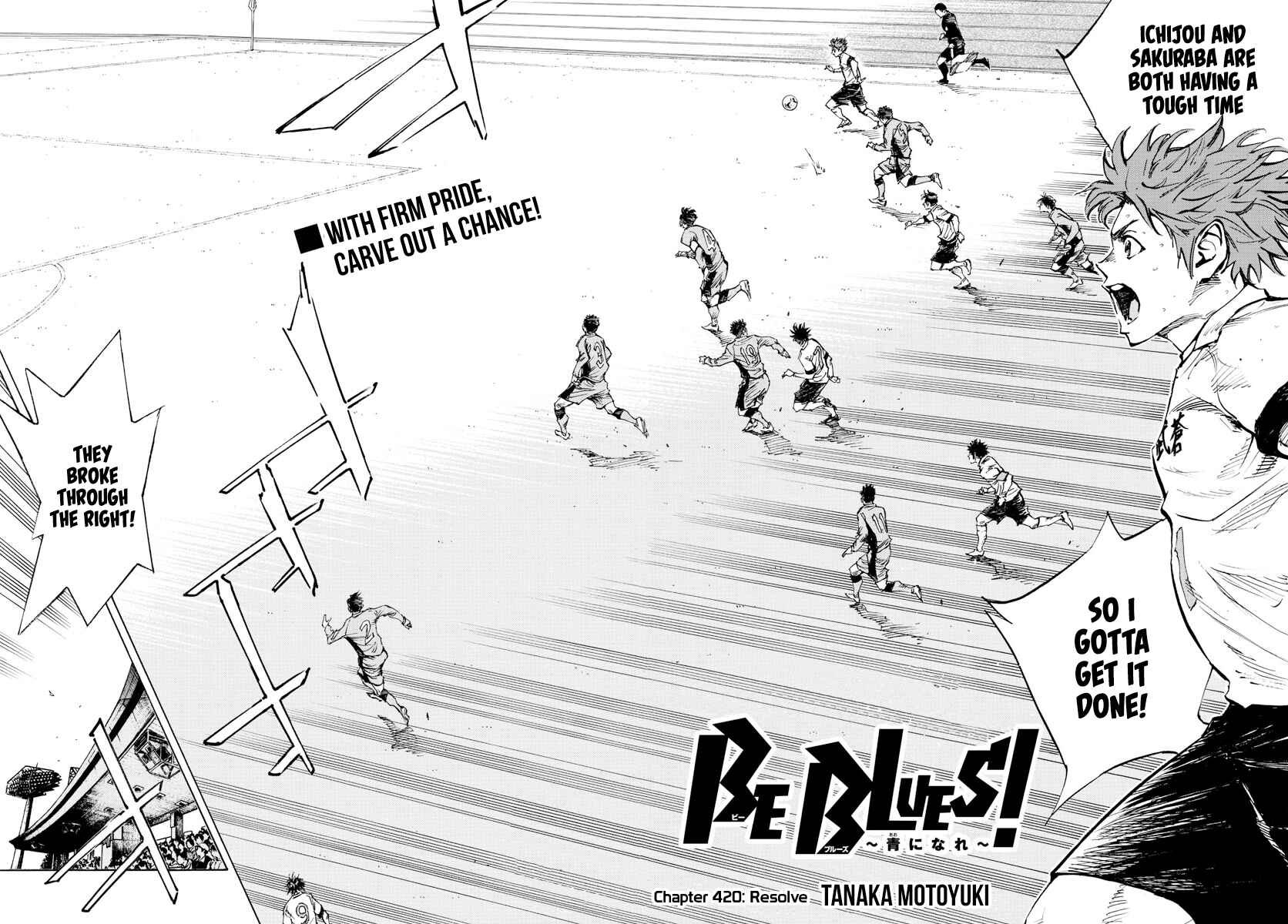 BE BLUES ~Ao ni Nare~ Chapter 420 - Page 3