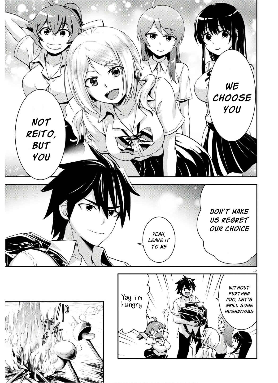 Isekai Yurutto Survival Seikatsu ~Gakkou no Minna to Isekai no Mujintou ni Tenishitakedo Ore Dake Rakushou desu~ Chapter 3 - Page 16