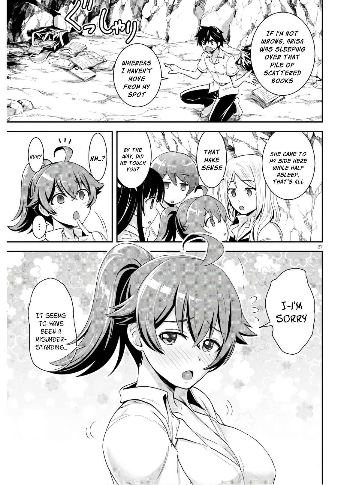 Isekai Yurutto Survival Seikatsu ~Gakkou no Minna to Isekai no Mujintou ni Tenishitakedo Ore Dake Rakushou desu~ Chapter 3 - Page 28