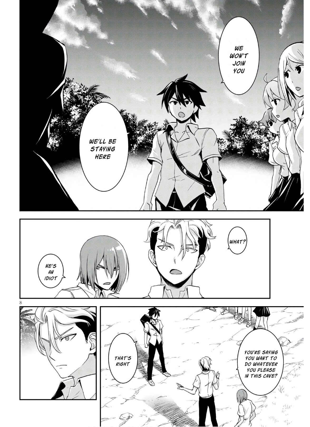 Isekai Yurutto Survival Seikatsu ~Gakkou no Minna to Isekai no Mujintou ni Tenishitakedo Ore Dake Rakushou desu~ Chapter 3 - Page 9