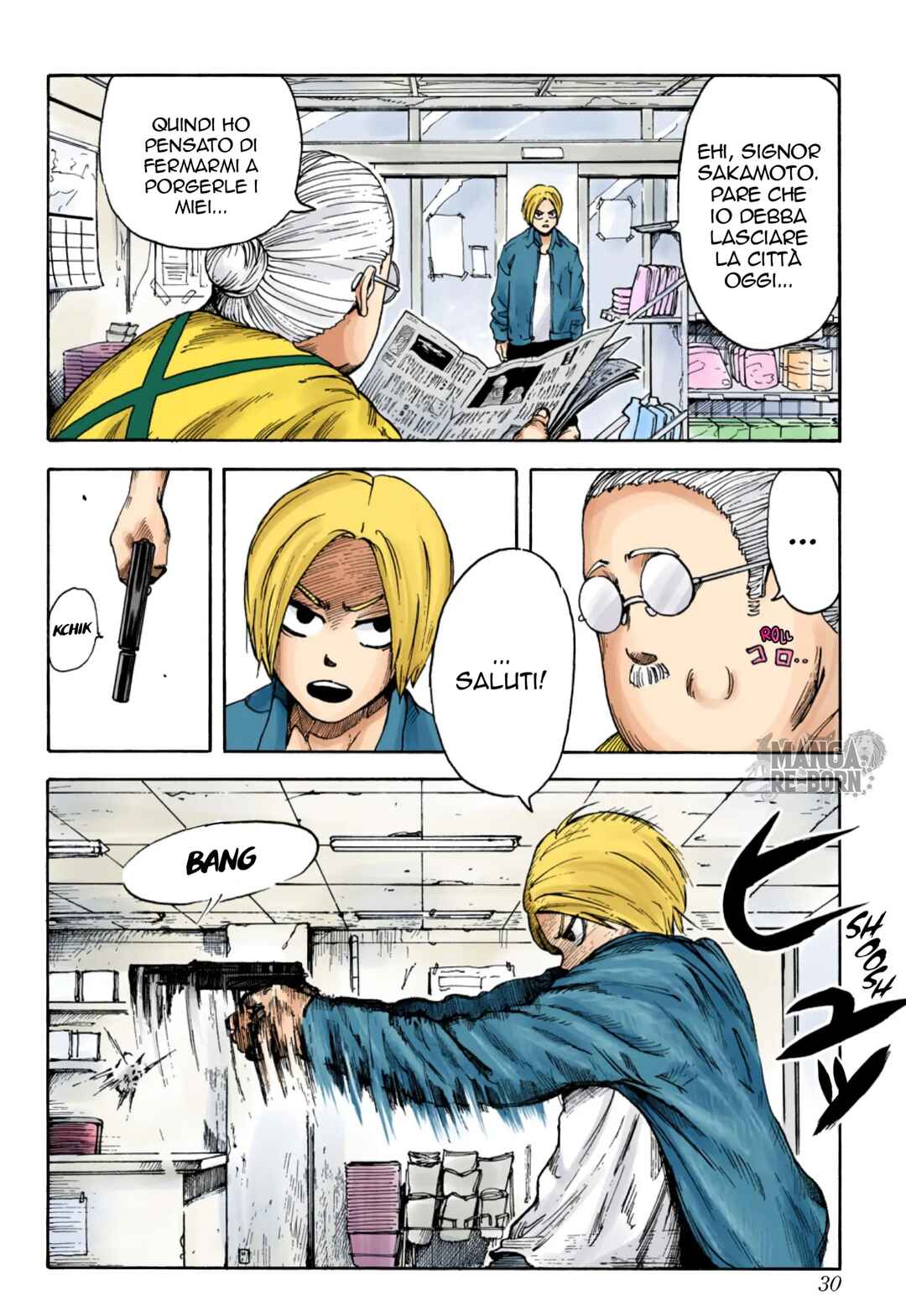 Sakamoto Days (Official Colored) Chapter 1 - Page 30
