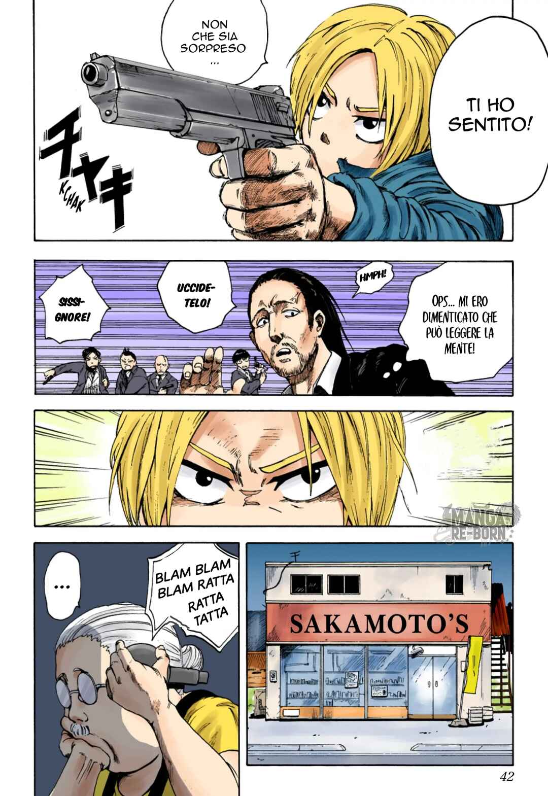 Sakamoto Days (Official Colored) Chapter 1 - Page 42
