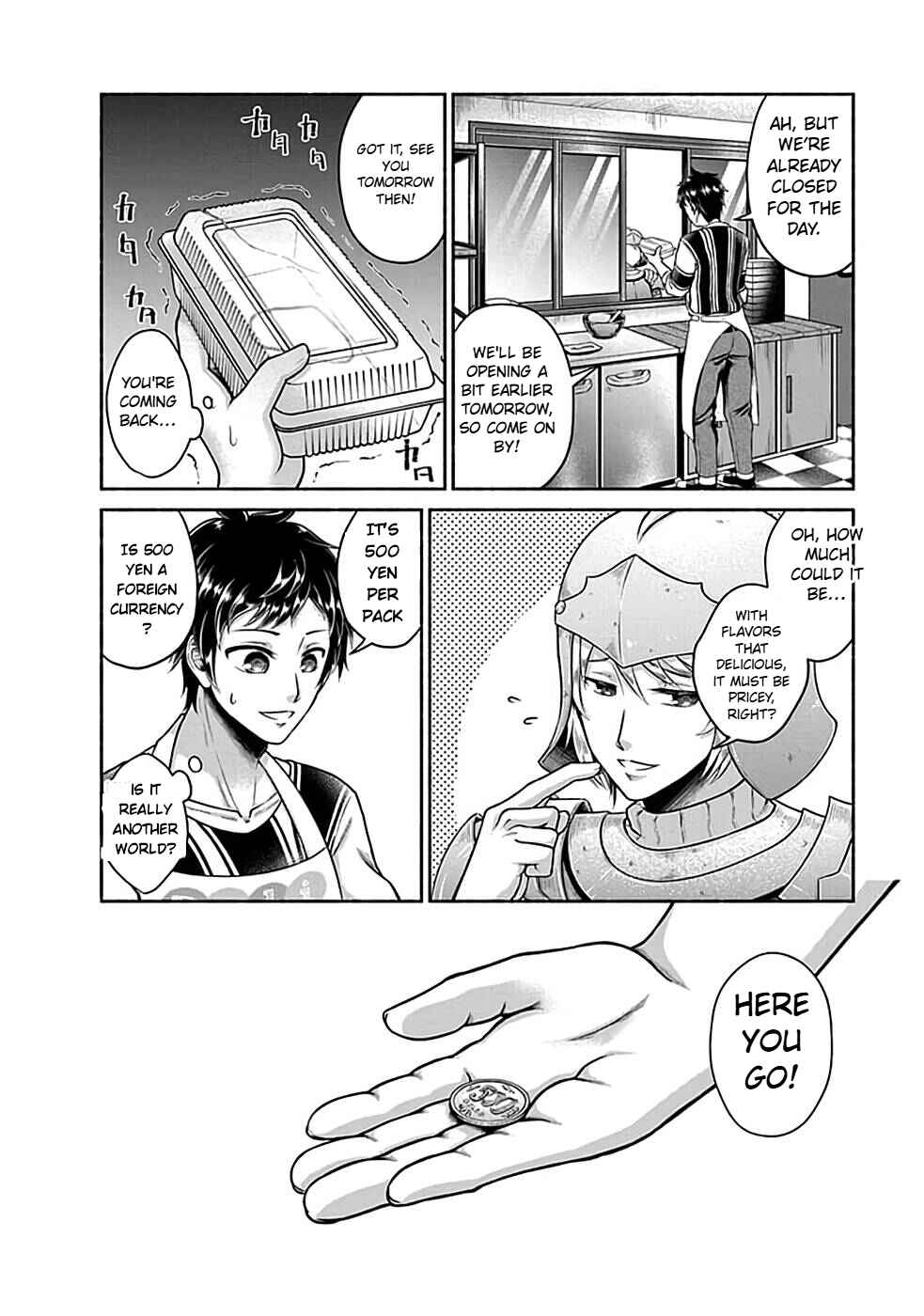 Food Truck "Deli-joy" - Shasou Kara Isekai e Umaimono Mitsuyu Hanbaichuu! Chapter 1.2 - Page 9