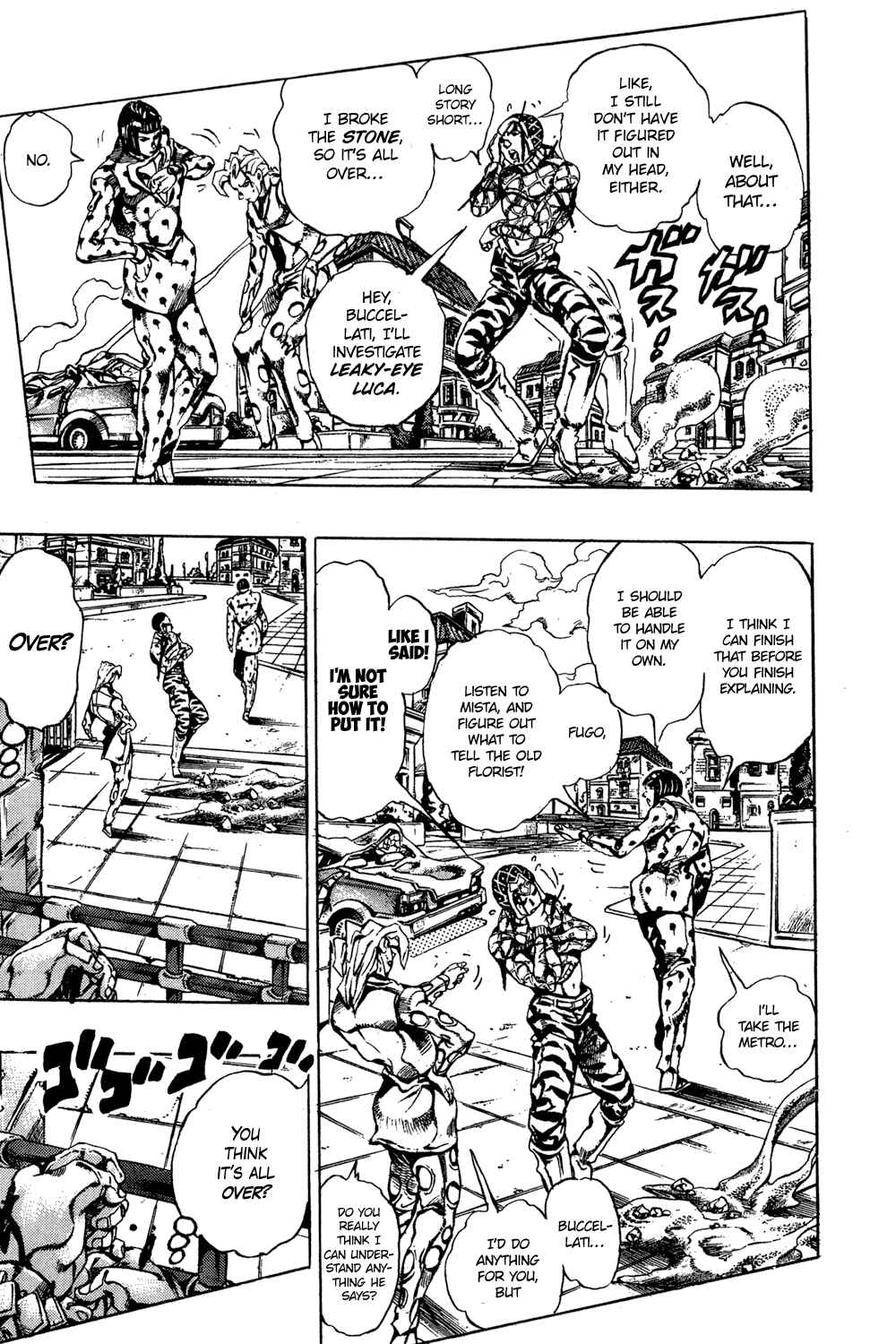 JoJo no Kimyou na Bouken: Part 5 - Ougon no Kaze Chapter 155 - Page 9