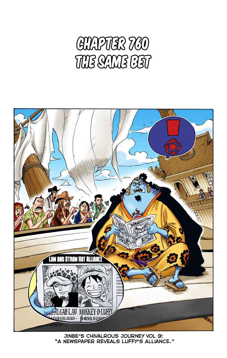 One Piece (Official Colored) Chapter 760 - Page 2