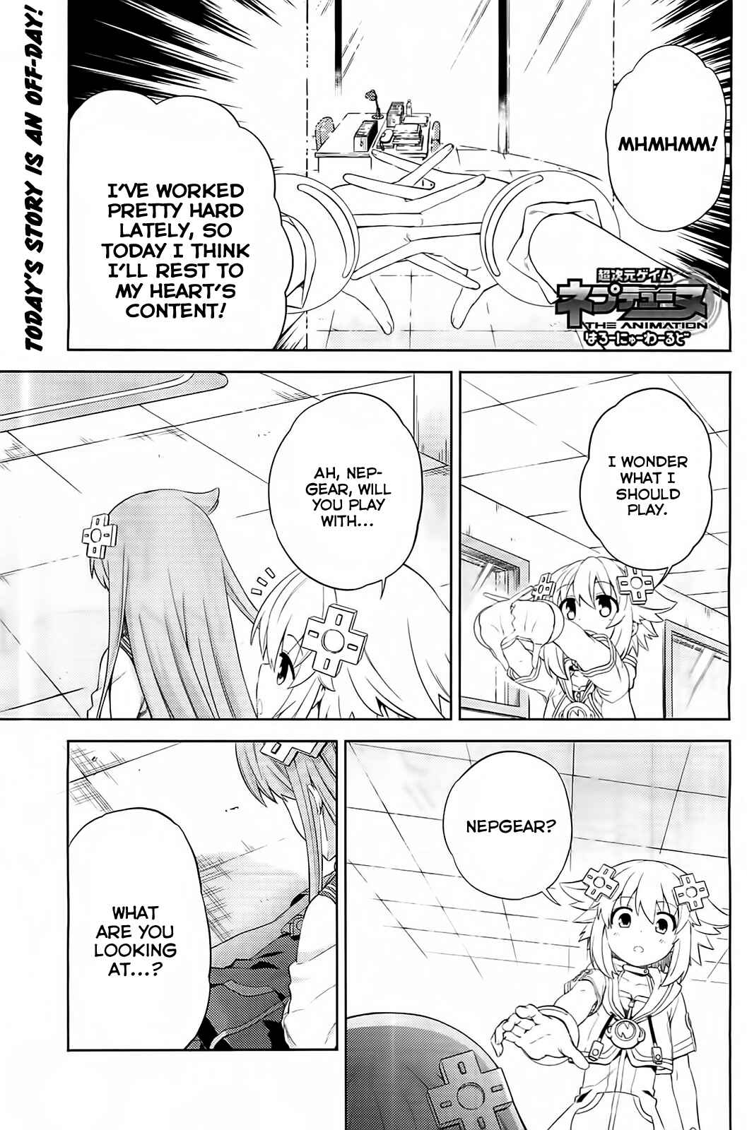 Choujigen Game Neptune: The Animation - Hello New World Chapter 8 - Page 1