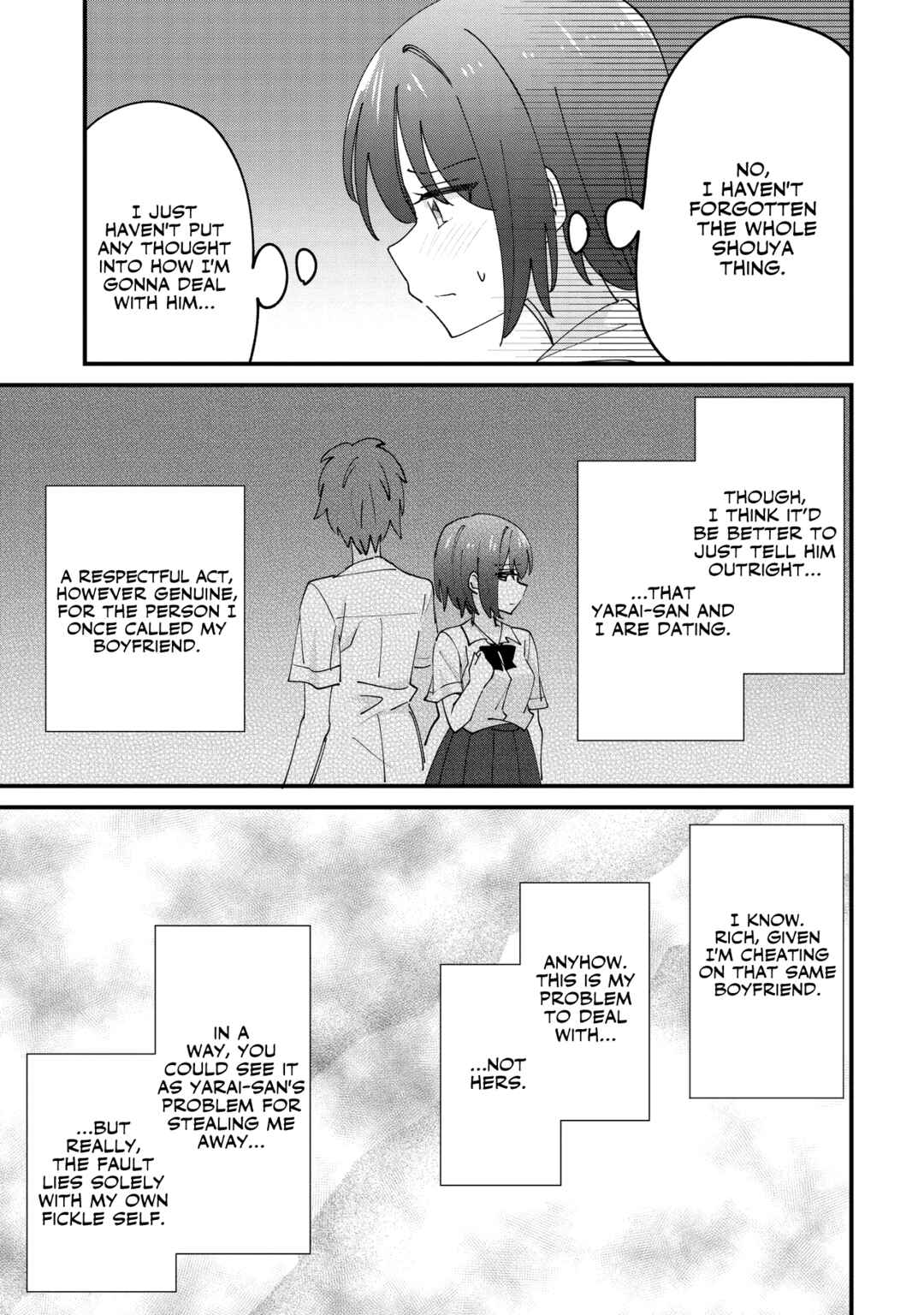Kao dake yoi Classmate ga, Yatara to Guigui Kuru Yuri no Hanashi. Chapter 11.1 - Page 22