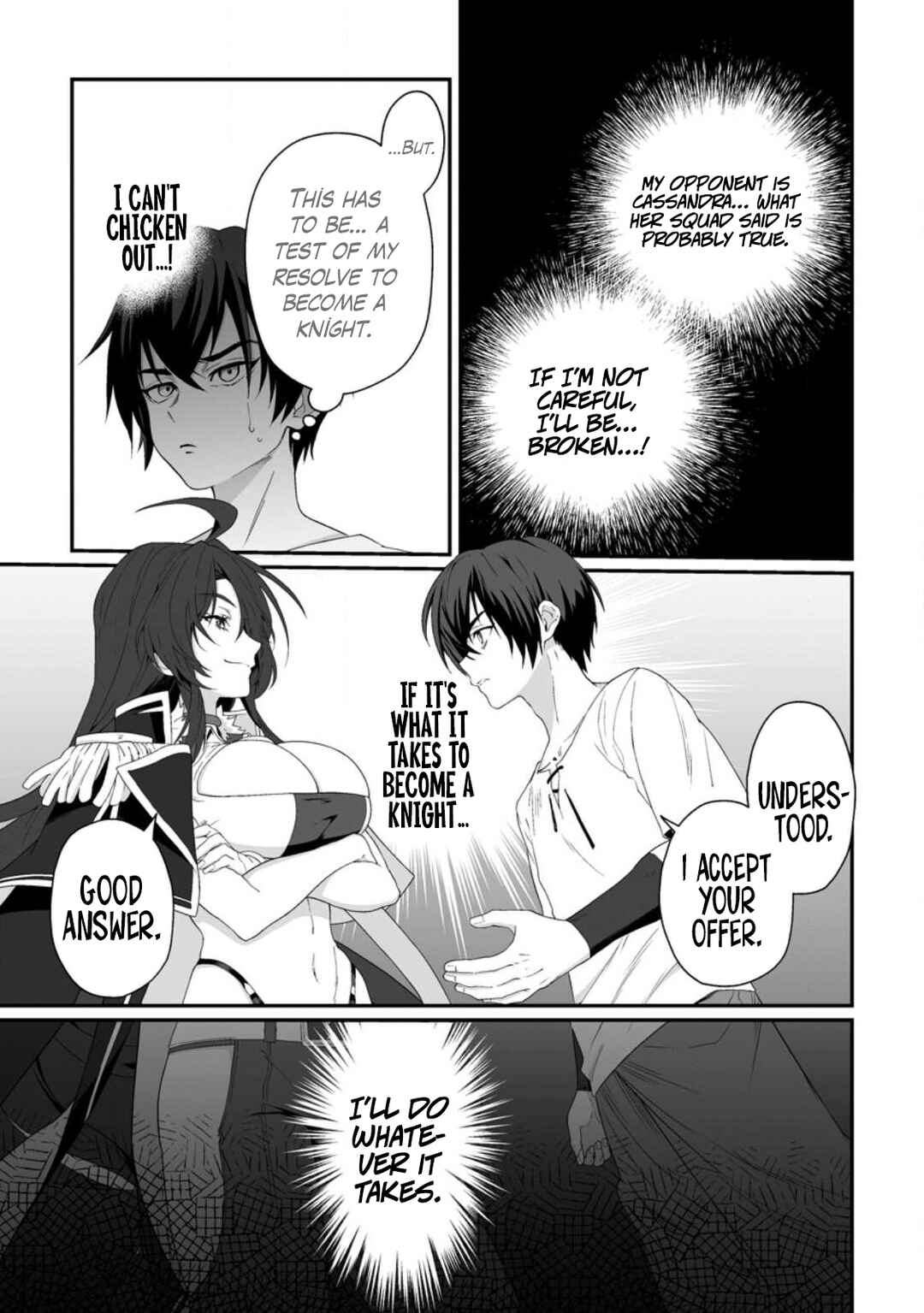 Teisou Gyakuten Sekai de Yuiitsu no Otoko Kishi no Ore, Onna Kishi Gakuen ni Nyuugaku Shitara Nazeka Eiyou Atsukai Sareta: Zetsurin Skill de Harem Musou Chapter 1 - Page 15
