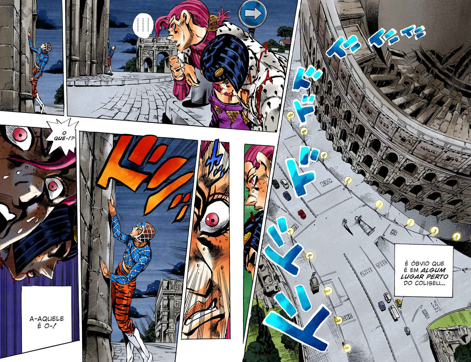JoJo no Kimyou na Bouken: Part 5 - Ougon no Kaze Color-ban Chapter 129 - Page 4