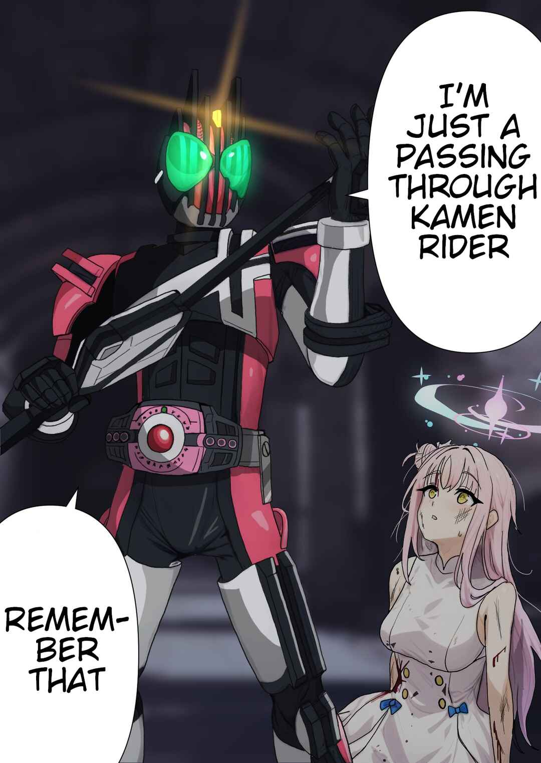 Blue Archive x Kamen Rider Decade - Schale no Kadoya Tsukasa-sensei Gainen (Doujinshi) Chapter 1 - Page 3