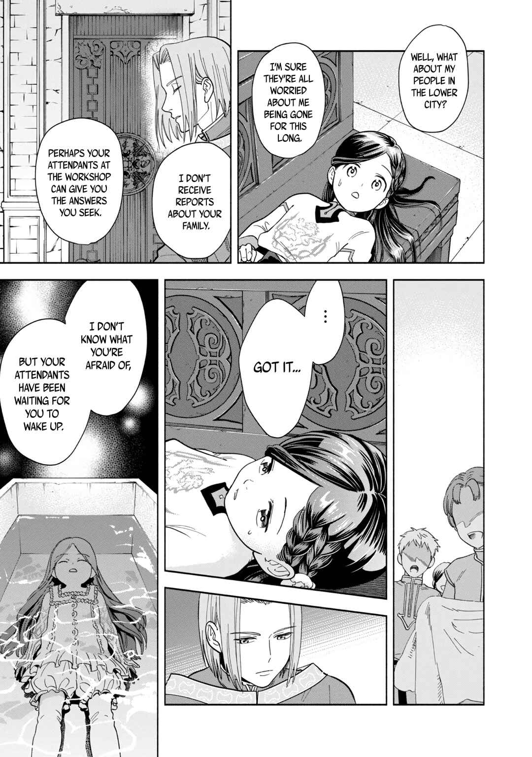 Honzuki no Gekokujou: Shisho ni Naru tame ni wa Shudan o Erandeiraremasen—Dai-4 Bu: Kizokuin no Toshokan o Sukuitai! Chapter 1 - Page 26