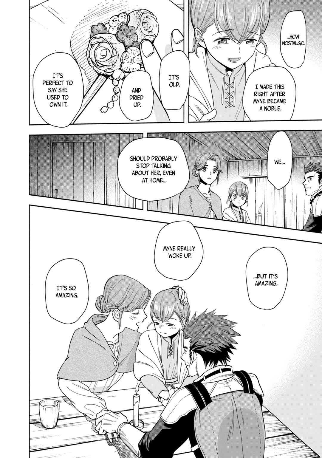 Honzuki no Gekokujou: Shisho ni Naru tame ni wa Shudan o Erandeiraremasen—Dai-4 Bu: Kizokuin no Toshokan o Sukuitai! Chapter 1 - Page 63