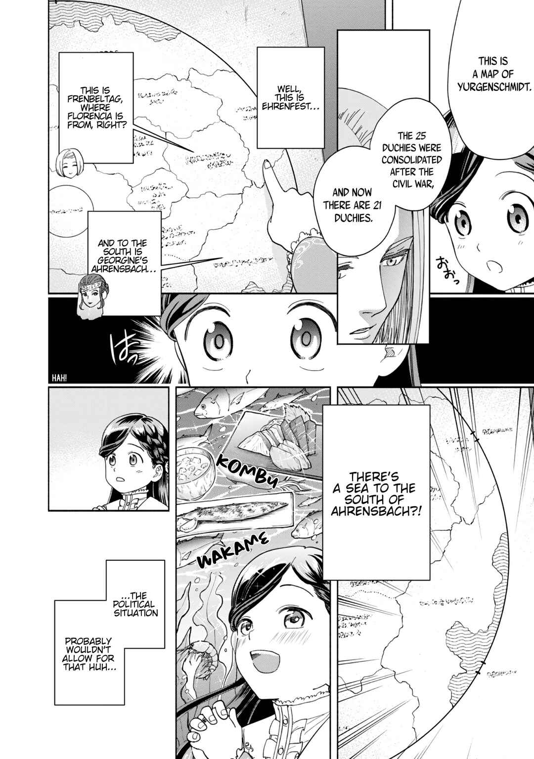 Honzuki no Gekokujou: Shisho ni Naru tame ni wa Shudan o Erandeiraremasen—Dai-4 Bu: Kizokuin no Toshokan o Sukuitai! Chapter 1 - Page 69