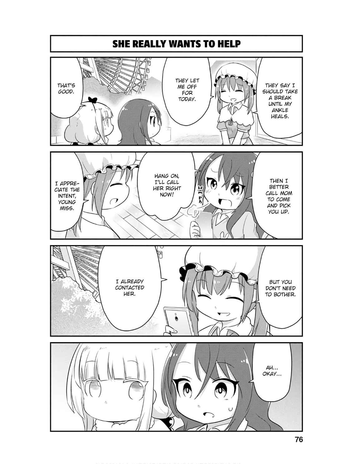 Kobayashi-san Chi no Maid Dragon - Kanna no Nichijou Chapter 76 - Page 4