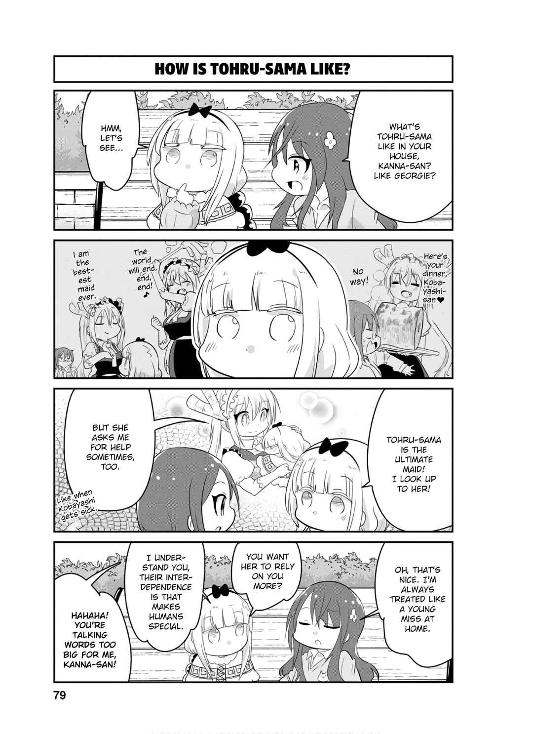 Kobayashi-san Chi no Maid Dragon - Kanna no Nichijou Chapter 76 - Page 7