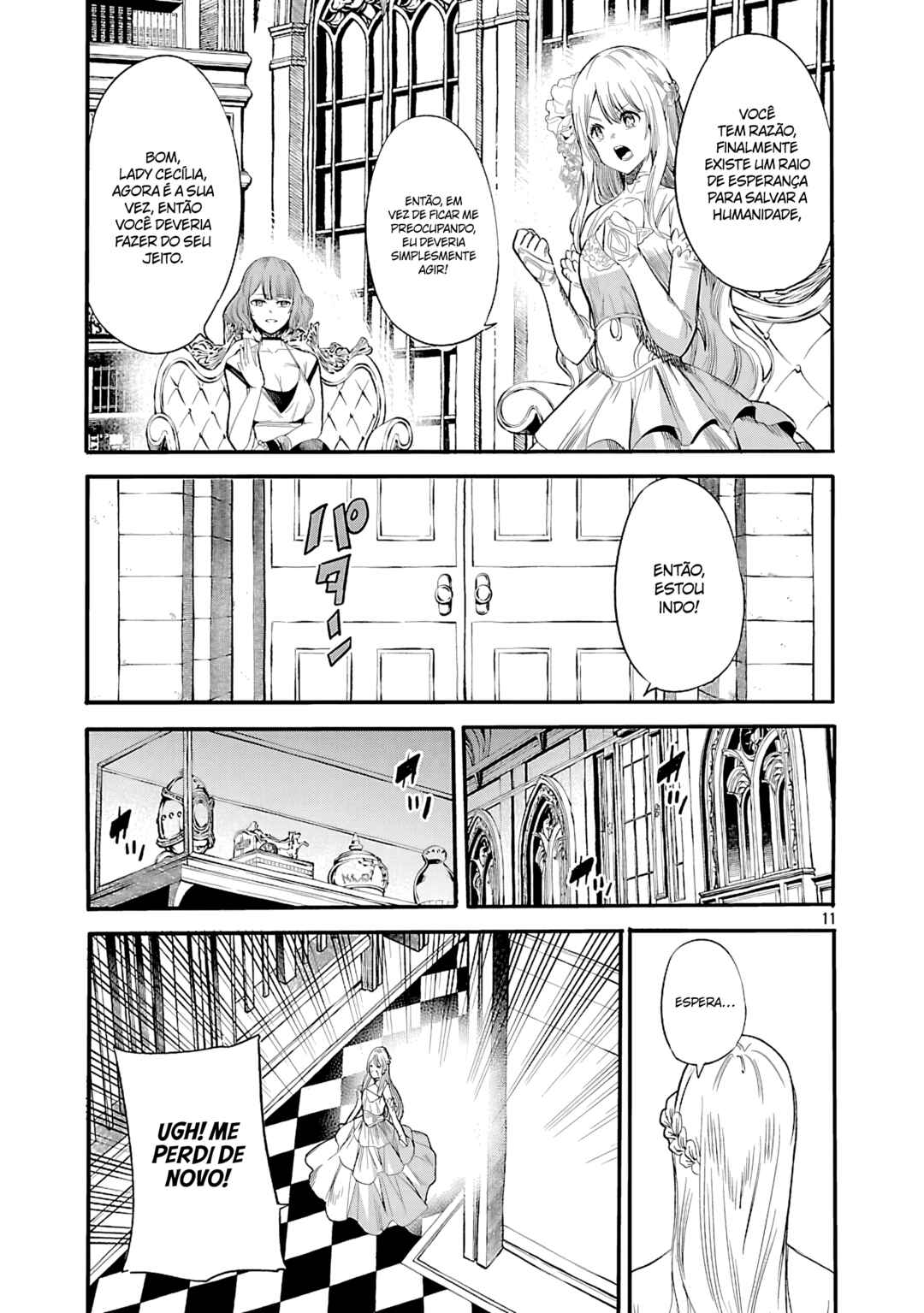 Koushaku Reijou no Rouraku Mission ~Maou to no Seiryaku Kekkon ga, Jinrui Saigo no Kirifuda desu!... tte, Maou ga Onnanoko no Baai wa Dou Sureba Ii no desu ka!?~ Chapter 2 - Page 11