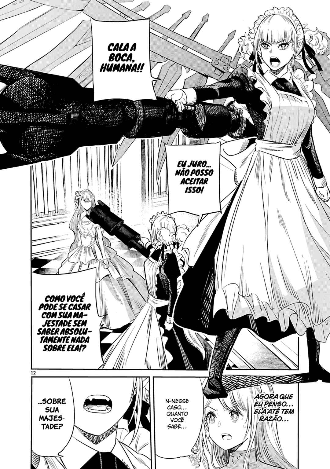 Koushaku Reijou no Rouraku Mission ~Maou to no Seiryaku Kekkon ga, Jinrui Saigo no Kirifuda desu!... tte, Maou ga Onnanoko no Baai wa Dou Sureba Ii no desu ka!?~ Chapter 2 - Page 12