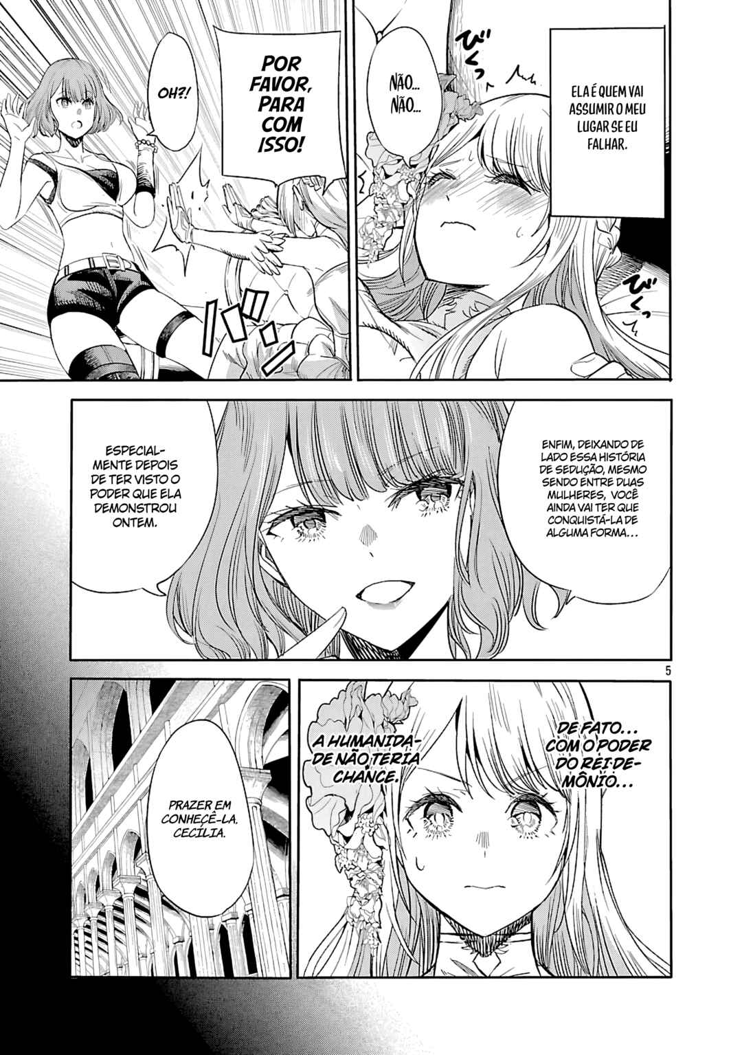 Koushaku Reijou no Rouraku Mission ~Maou to no Seiryaku Kekkon ga, Jinrui Saigo no Kirifuda desu!... tte, Maou ga Onnanoko no Baai wa Dou Sureba Ii no desu ka!?~ Chapter 2 - Page 5