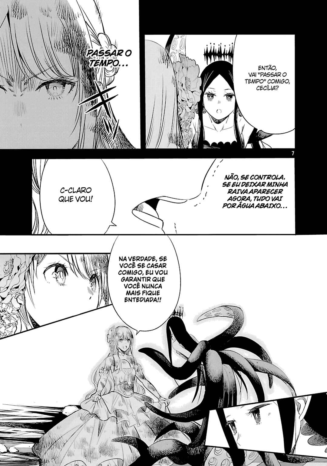 Koushaku Reijou no Rouraku Mission ~Maou to no Seiryaku Kekkon ga, Jinrui Saigo no Kirifuda desu!... tte, Maou ga Onnanoko no Baai wa Dou Sureba Ii no desu ka!?~ Chapter 2 - Page 7