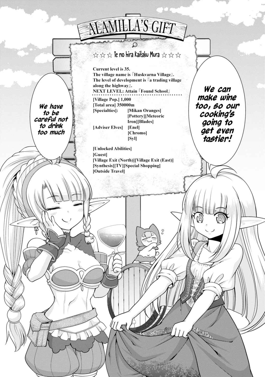 Tenohira Kaitaku Mura de Isekai Kenkokuki ~Fueteku Yome-tachi to Nonbiri Mujintou Life~ Chapter 48 - Page 30