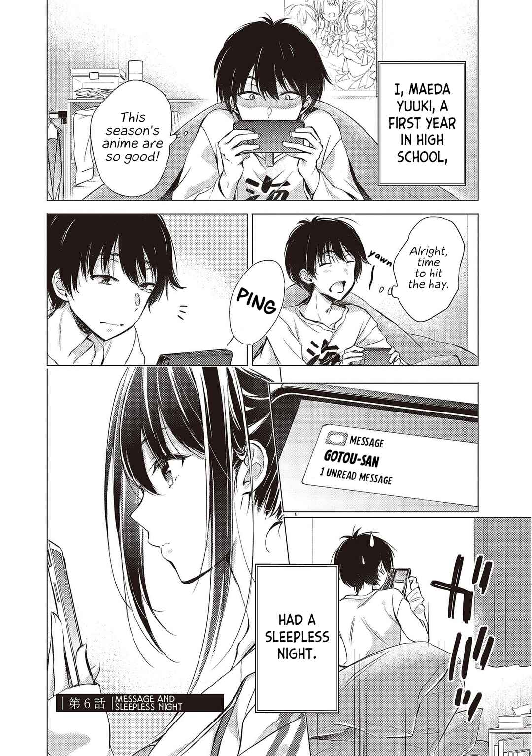 Gotou-san wa Furimukasetai! Chapter 6 - Page 1
