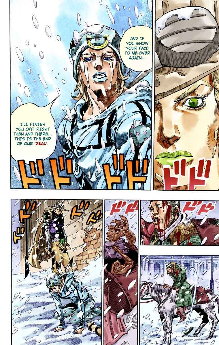 JoJo no Kimyou na Bouken: Part 7 - Steel Ball Run Color-ban Chapter 48 - Page 11