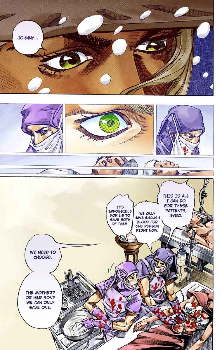JoJo no Kimyou na Bouken: Part 7 - Steel Ball Run Color-ban Chapter 48 - Page 14