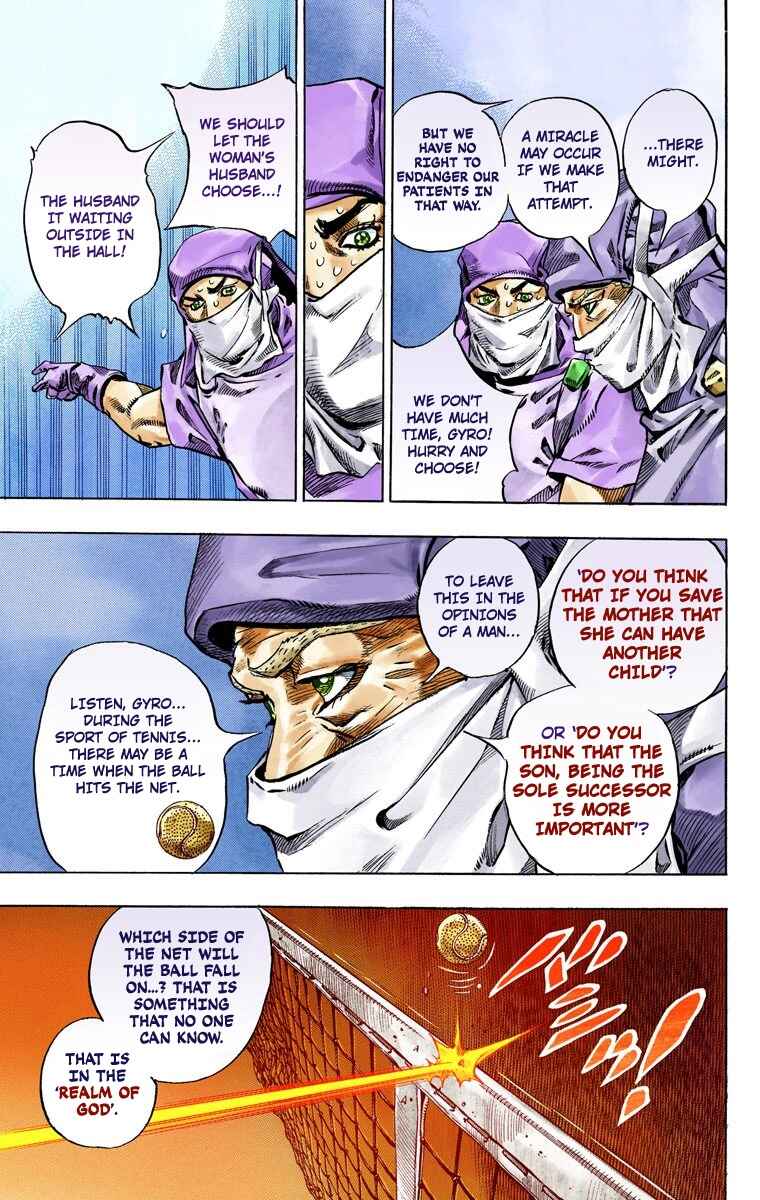 JoJo no Kimyou na Bouken: Part 7 - Steel Ball Run Color-ban Chapter 48 - Page 16