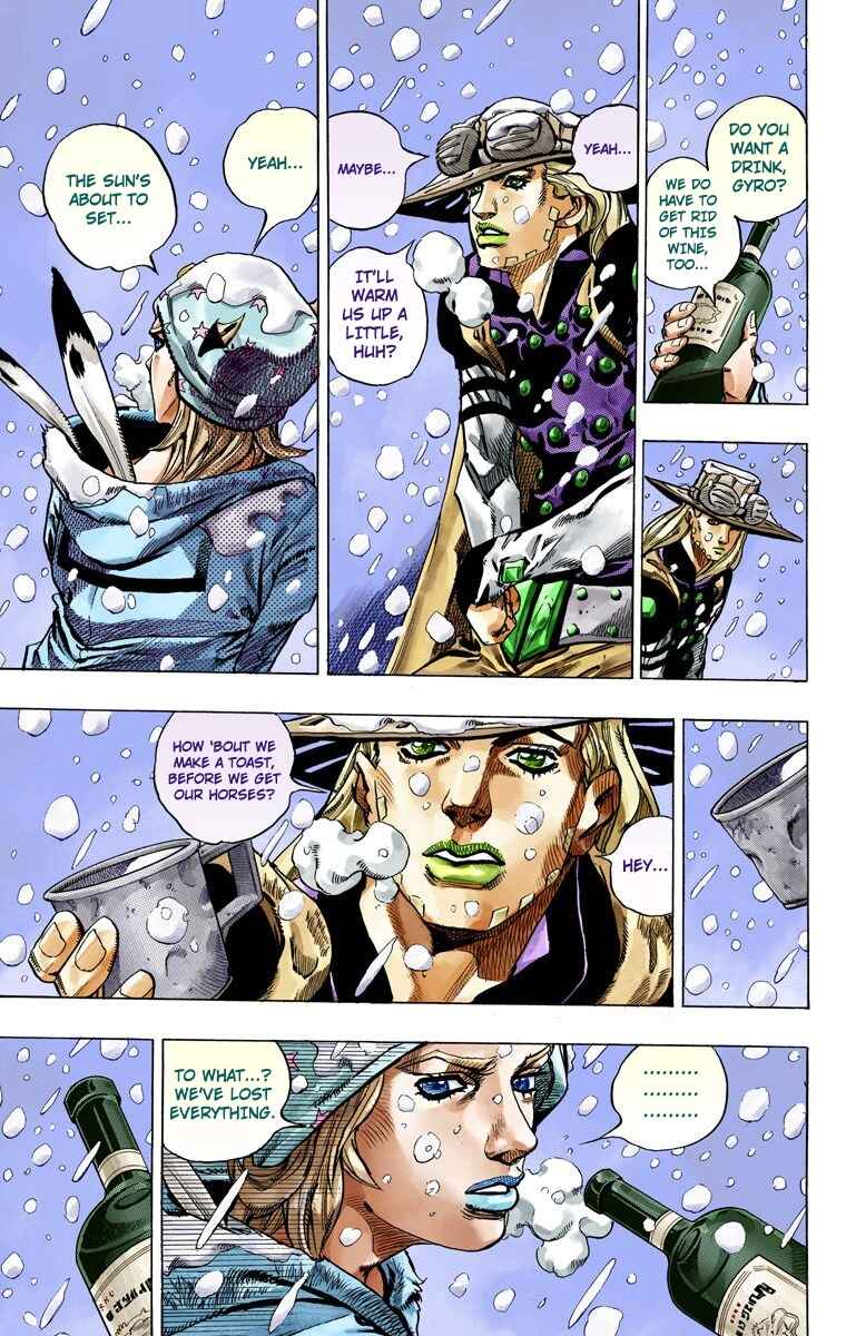 JoJo no Kimyou na Bouken: Part 7 - Steel Ball Run Color-ban Chapter 48 - Page 20