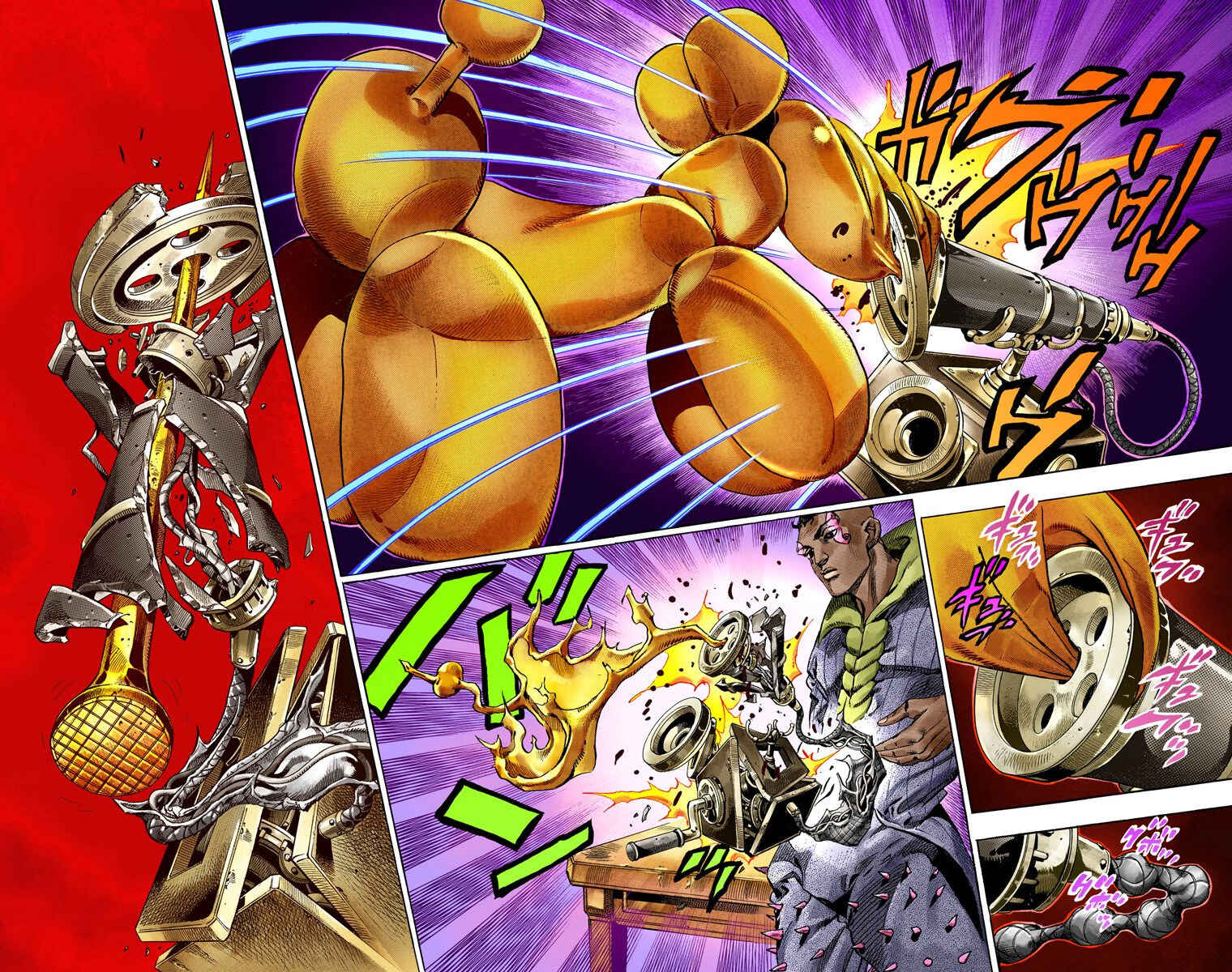 JoJo no Kimyou na Bouken: Part 7 - Steel Ball Run Color-ban Chapter 48 - Page 36