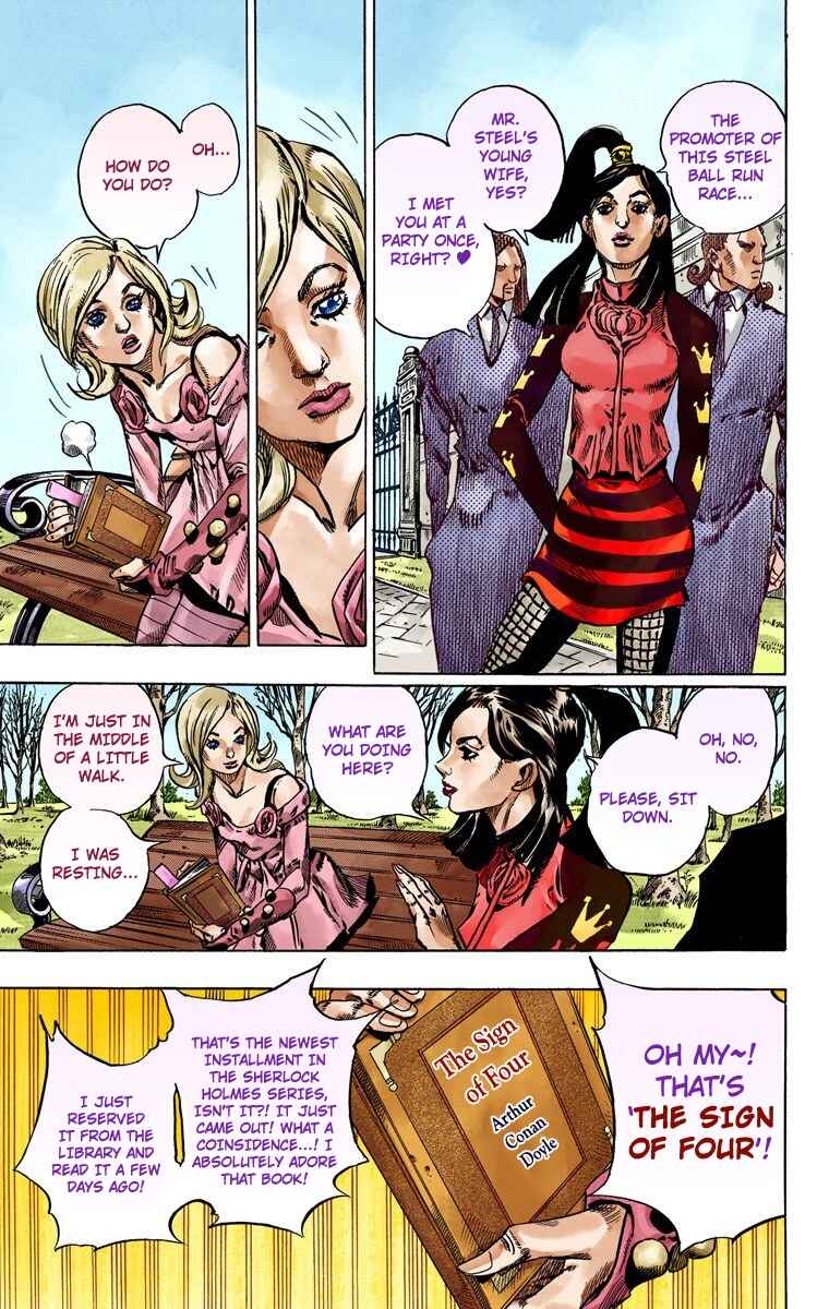 JoJo no Kimyou na Bouken: Part 7 - Steel Ball Run Color-ban Chapter 48 - Page 49